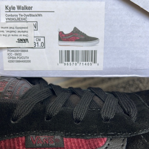 Vans Men’s Kyle Walker
Corduroy Tie-Dye/Black/White
VN0A5JIEX4C
Sneakers - Picture 16 of 16